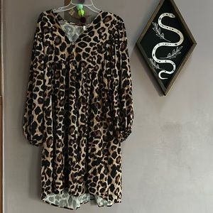 Malai leopard mini dress